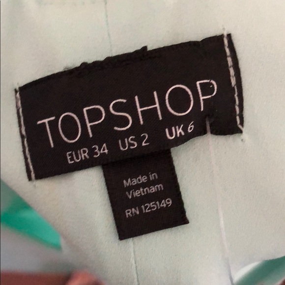 Top Shop Aqua Dress - Picture 3 of 4